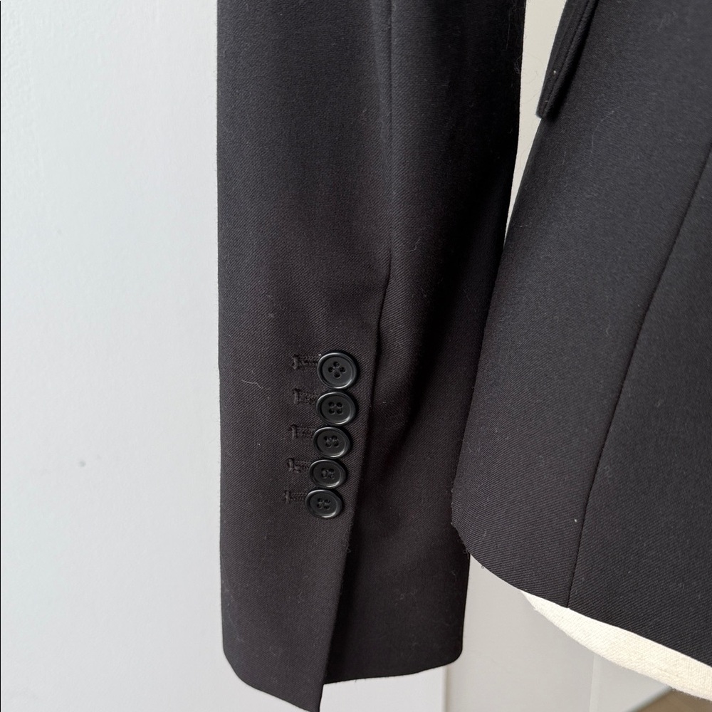 BCBGeneration Black Single-Button Tailored Blazer - image 5